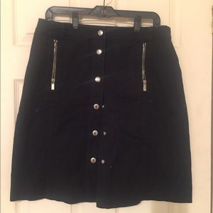MK Black jean skirt